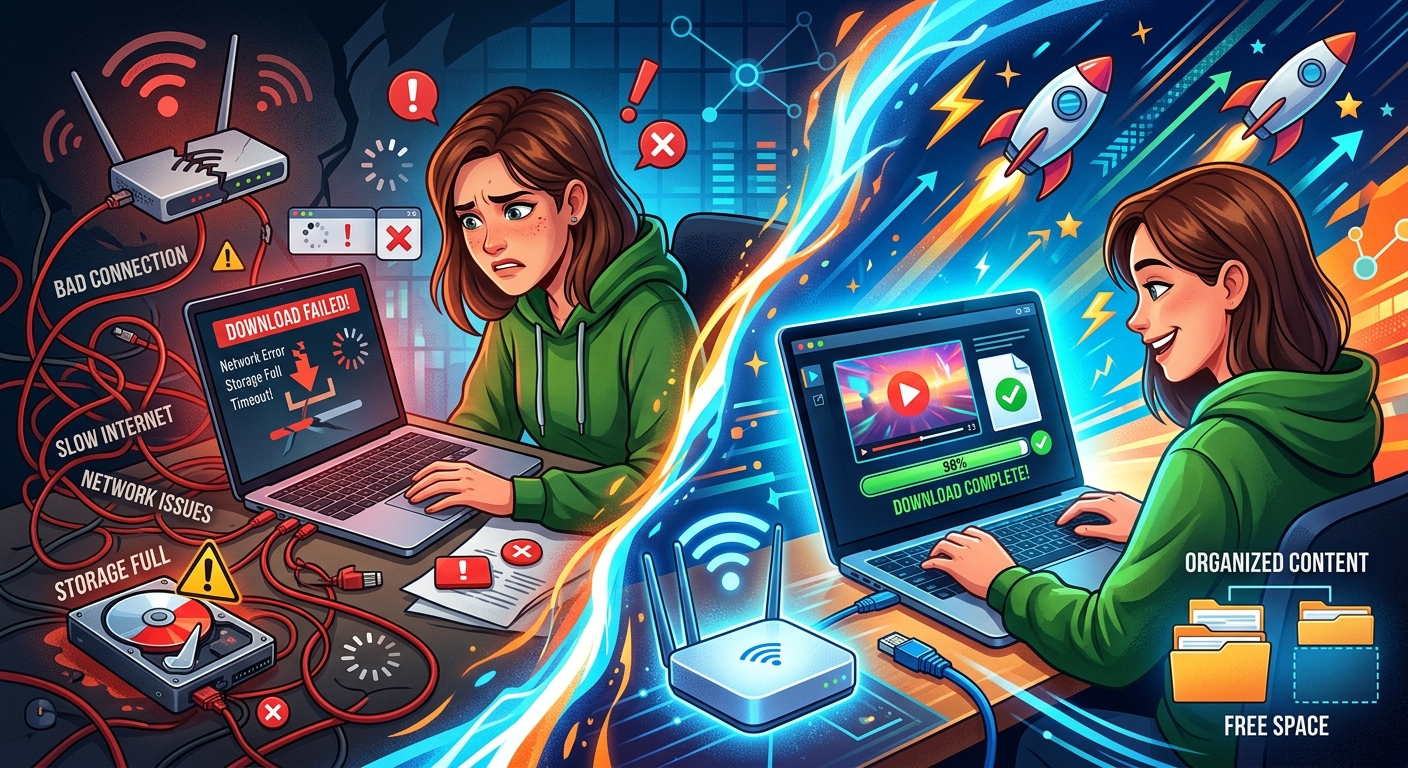 Why Video Downloads Fail and a Practical Fix for Each Problem